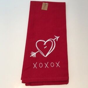 Park Designs - ‘Love XOXOX’ dish towel (1). NWT *Last One!